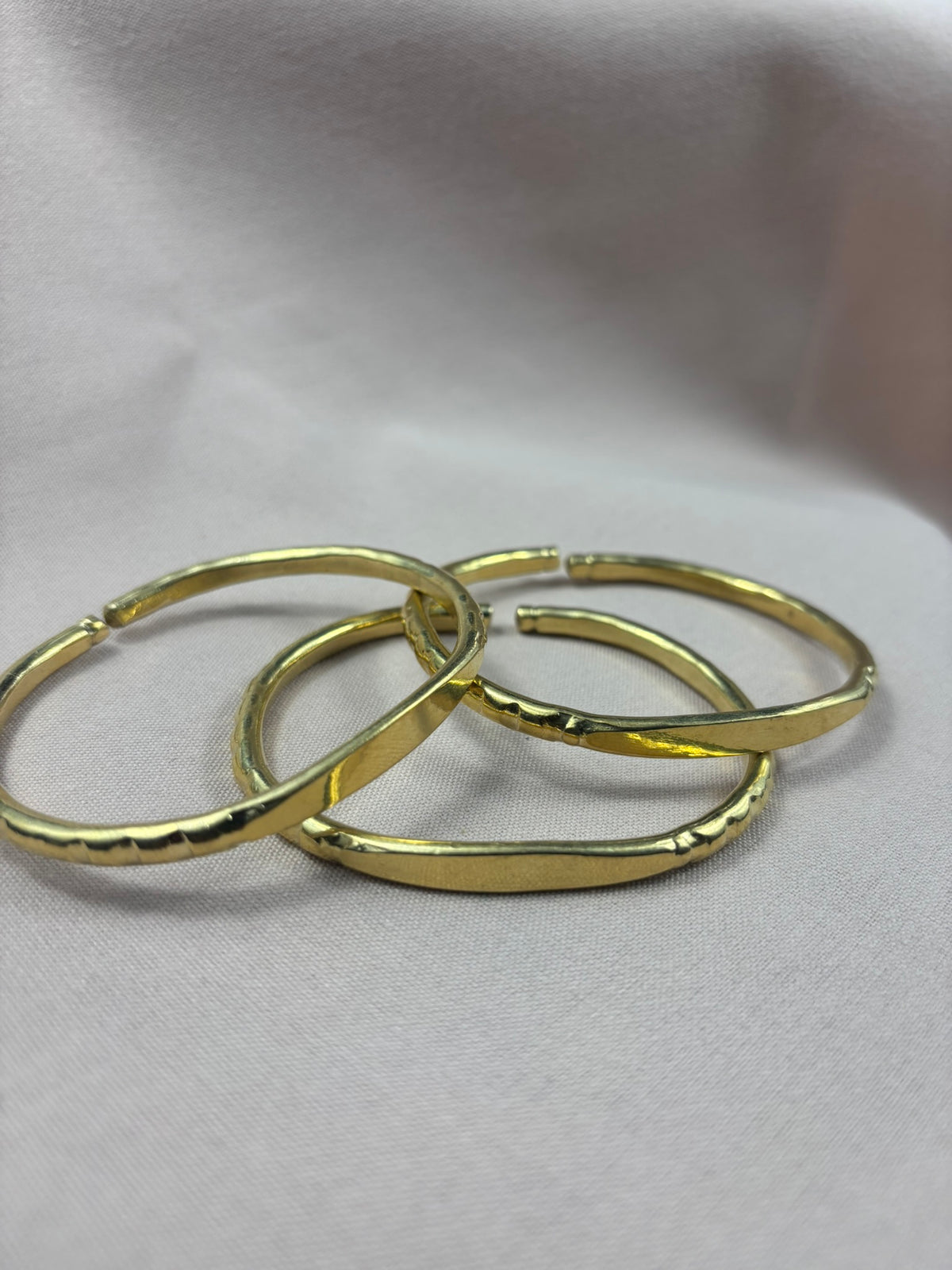 Flat-top Brass Bracelet