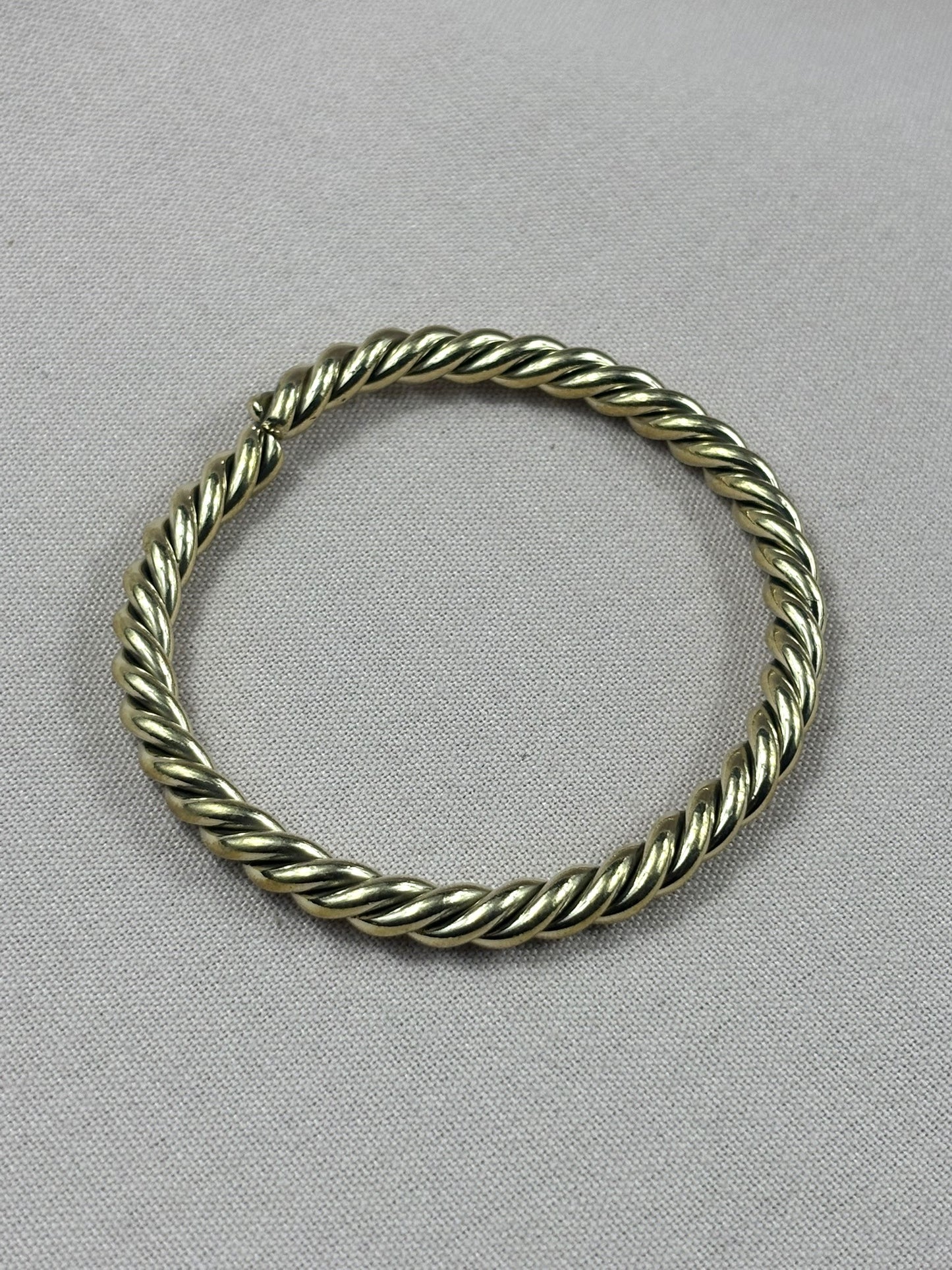 Coiled Brass Bracelet