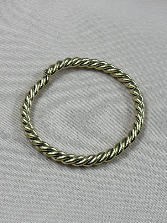 Coiled Brass Bracelet