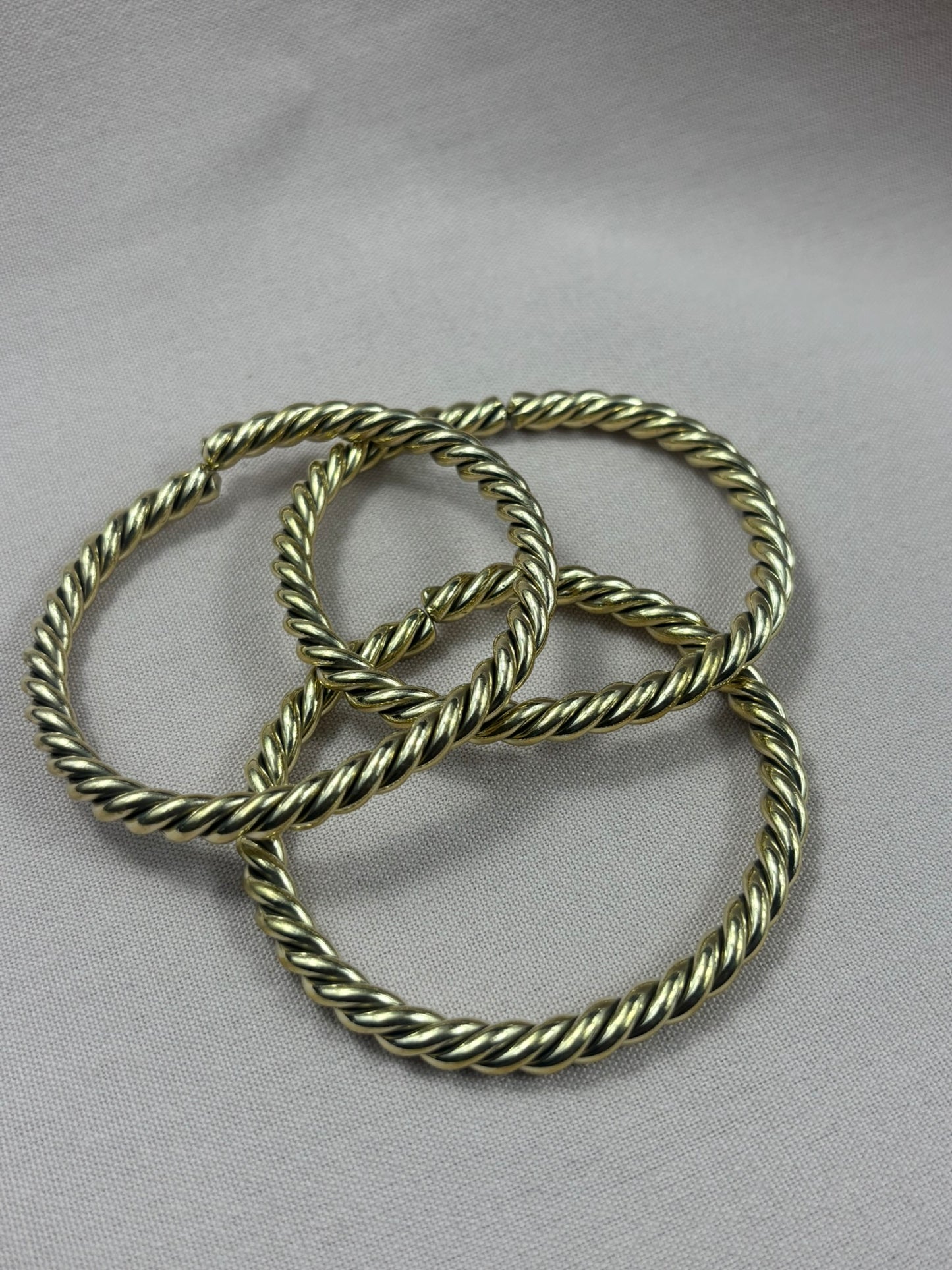 Coiled Brass Bracelet