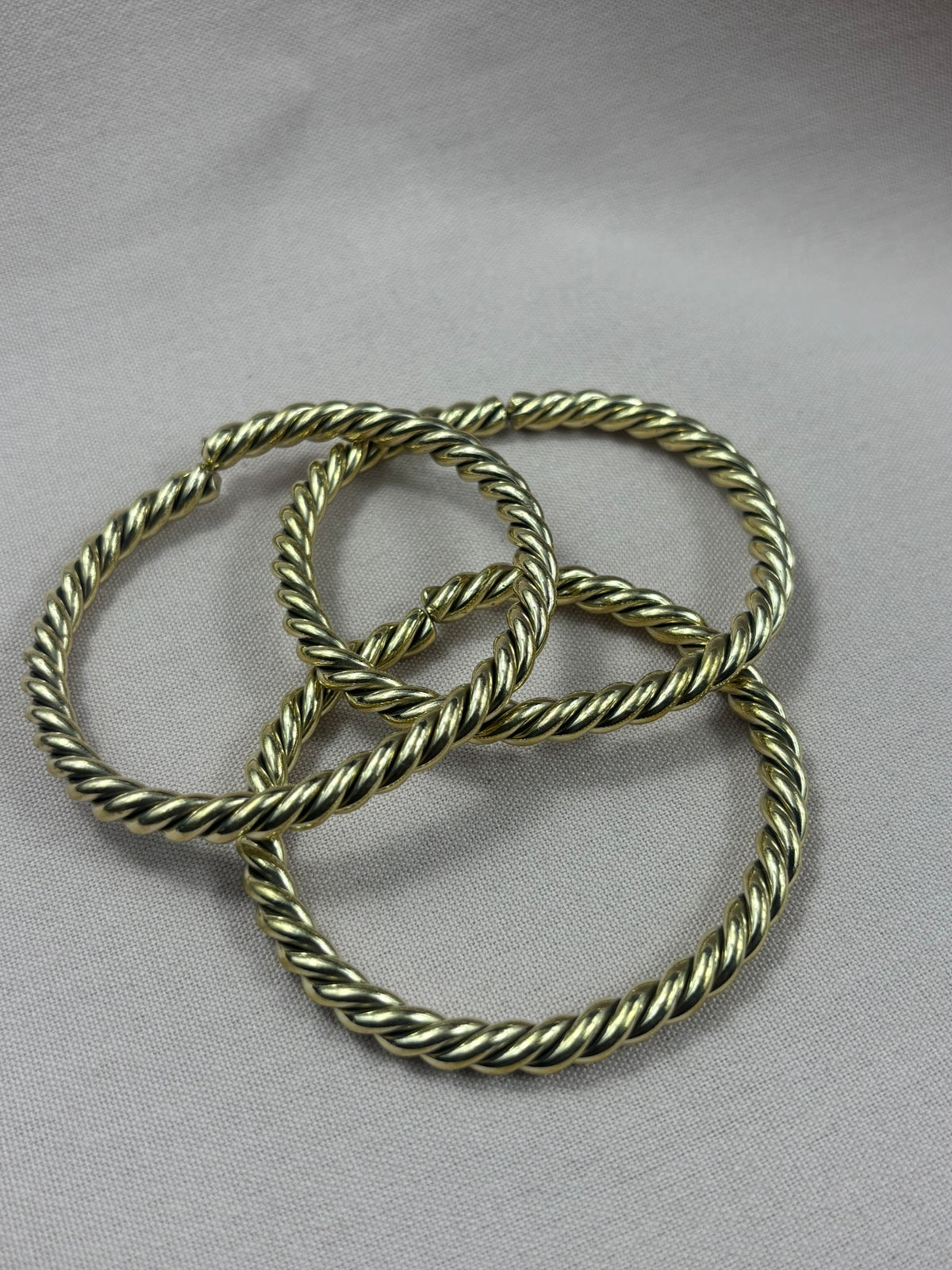 Coiled Brass Bracelet