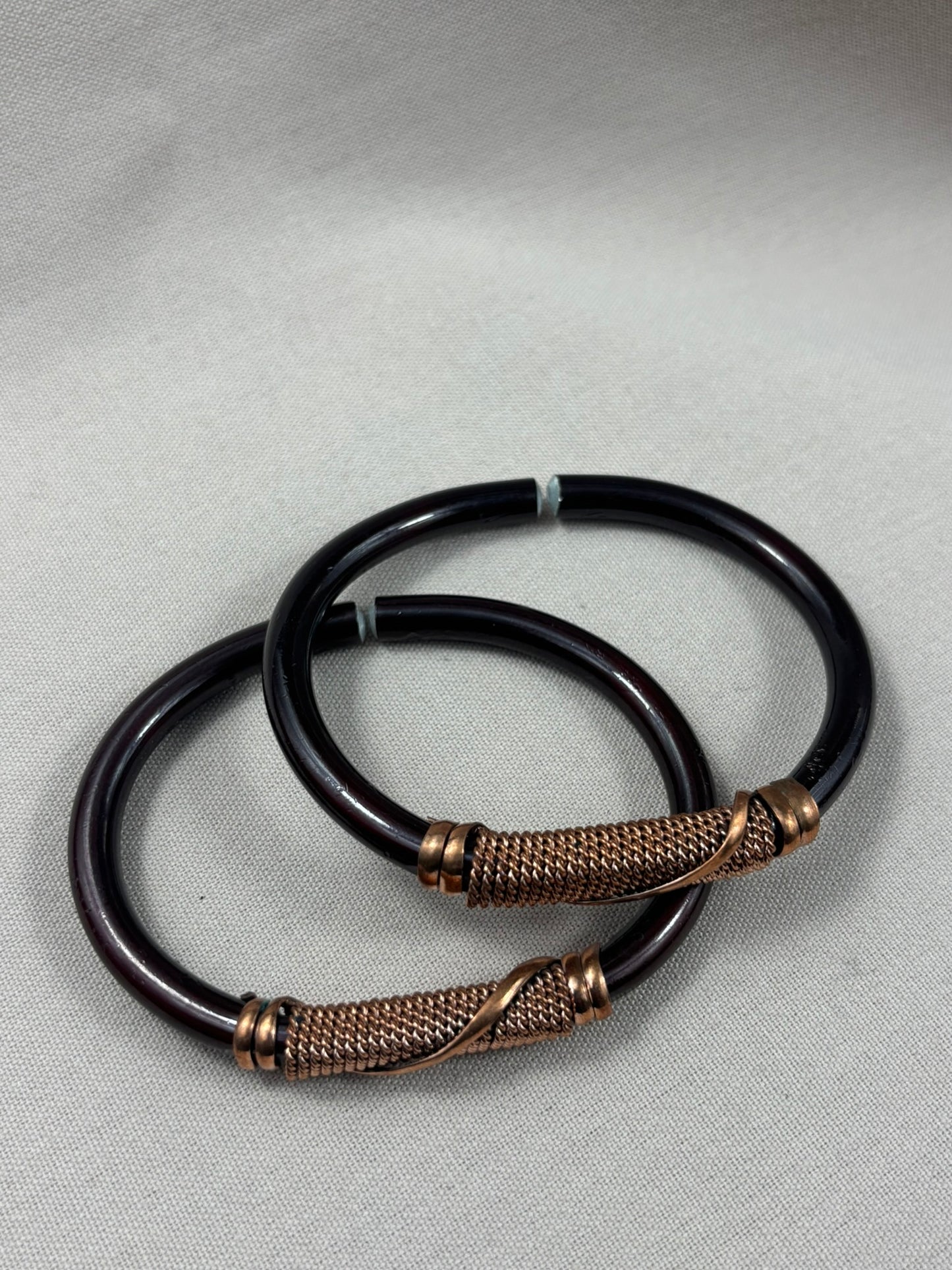 Copper-Wrapped Aluminum Bracelet