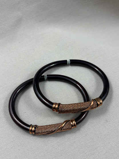 Copper-Wrapped Aluminum Bracelet