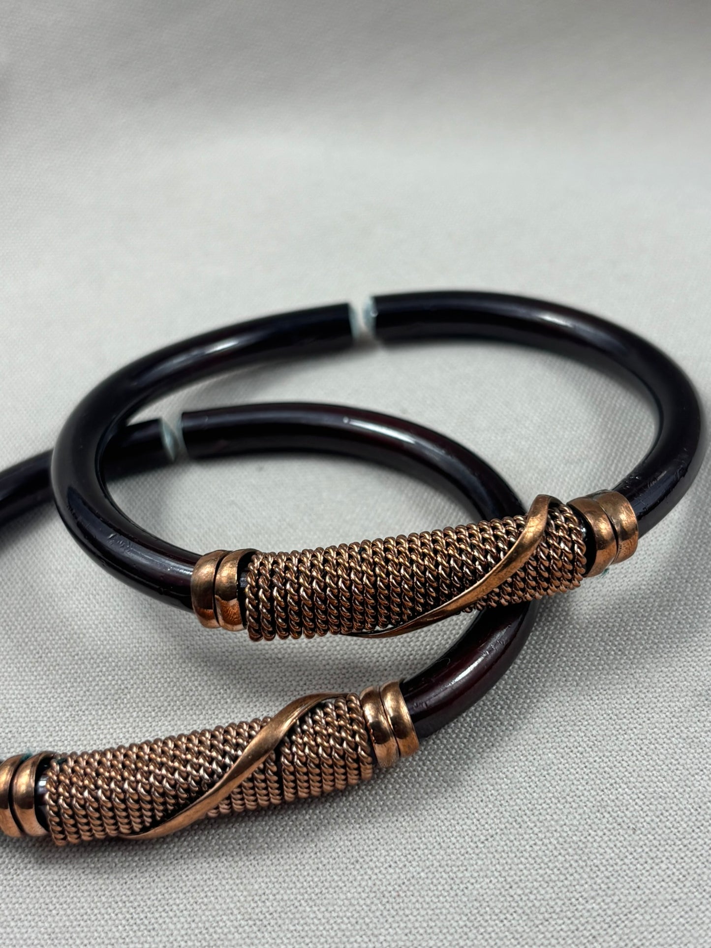 Copper-Wrapped Aluminum Bracelet