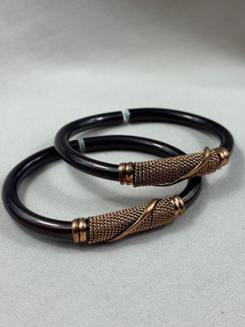 Copper-Wrapped Aluminum Bracelet