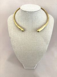 Classic Smooth Gold Choker Necklace