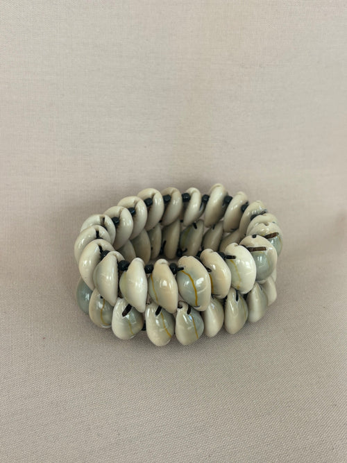 Double Cowrie Bracelet