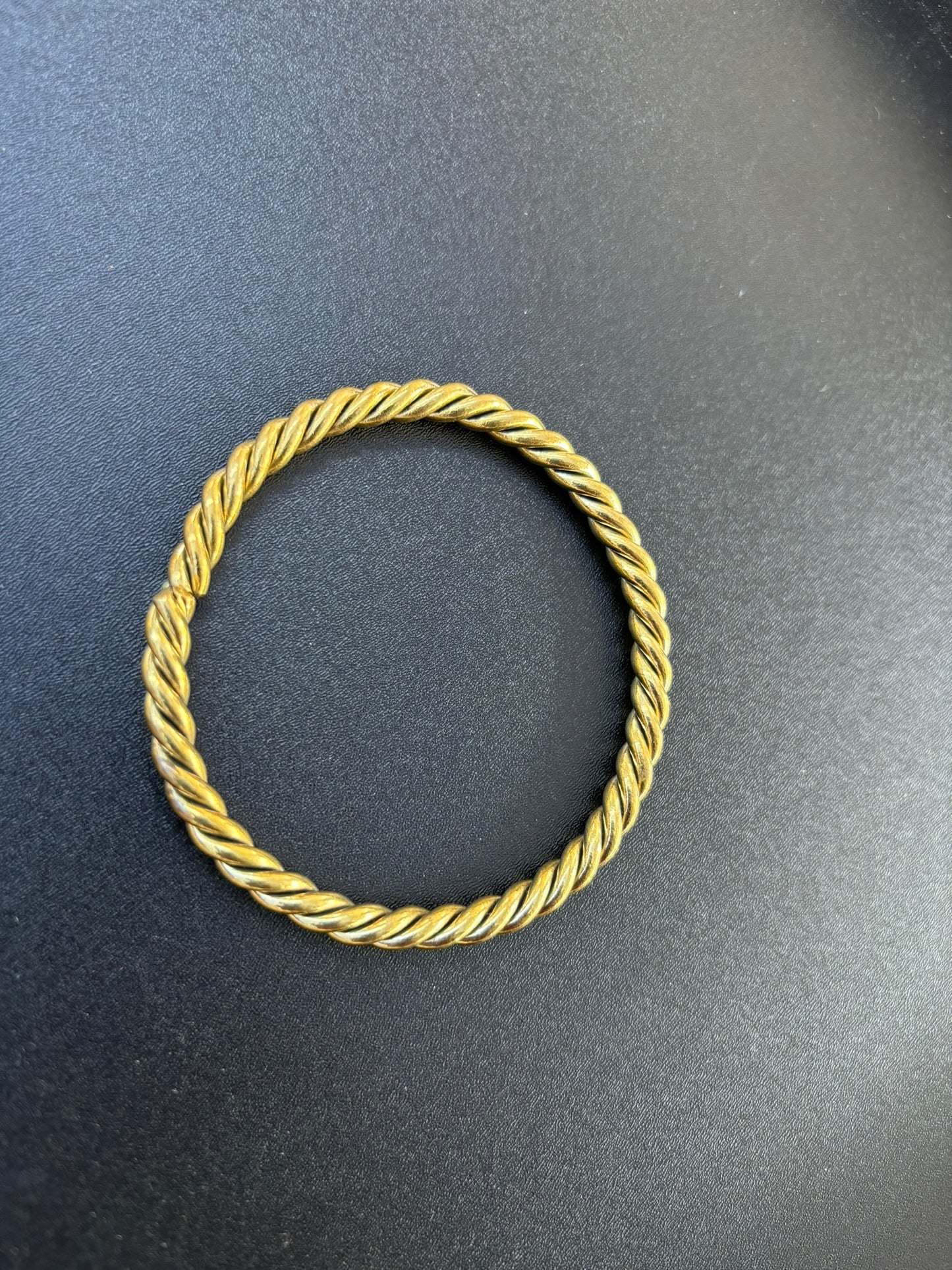 Gold Twisted Bracelet