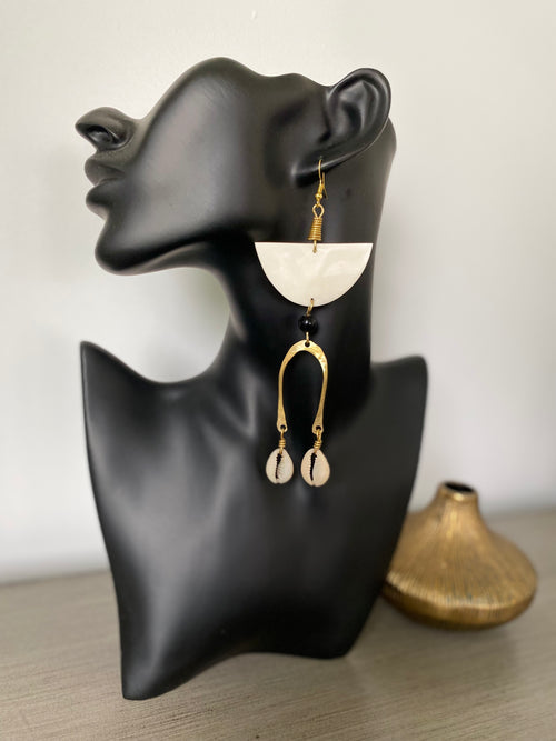 Zuri Tamu Statement  Earrings