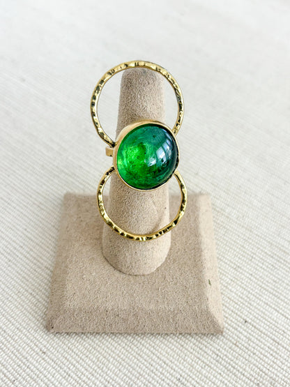 Orbit Ring- Emerald