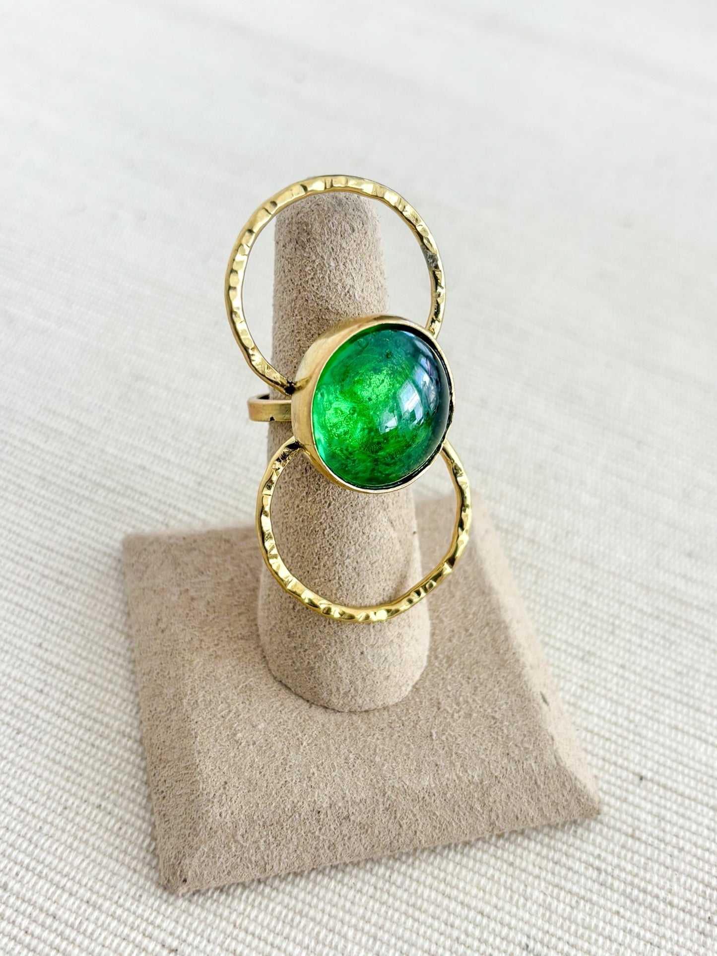 Orbit Ring- Emerald