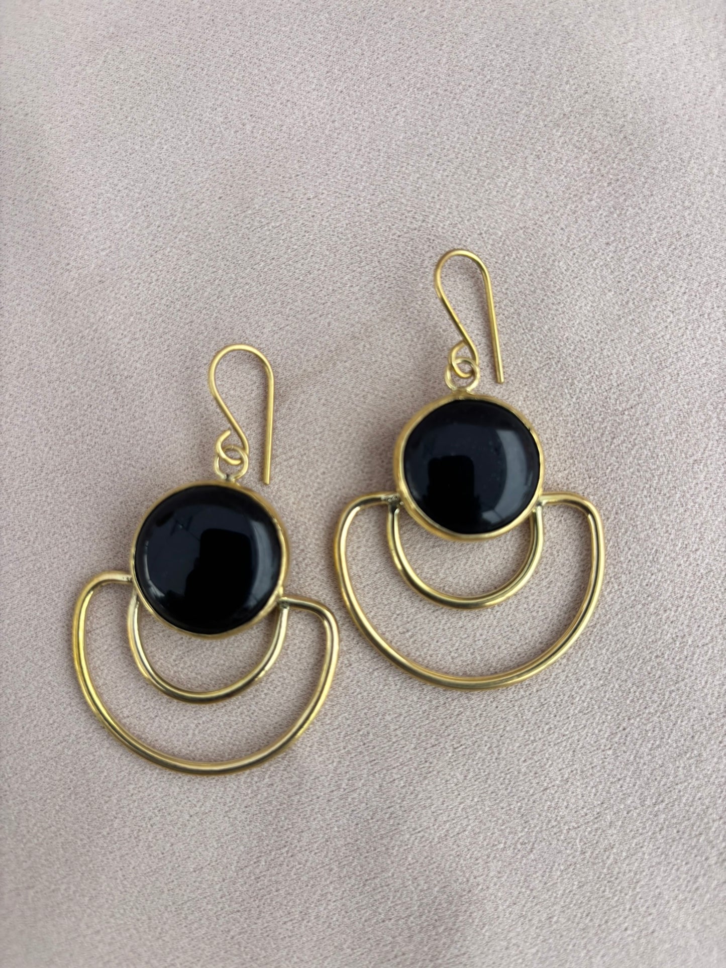 Vivienne Black Statement Earrings