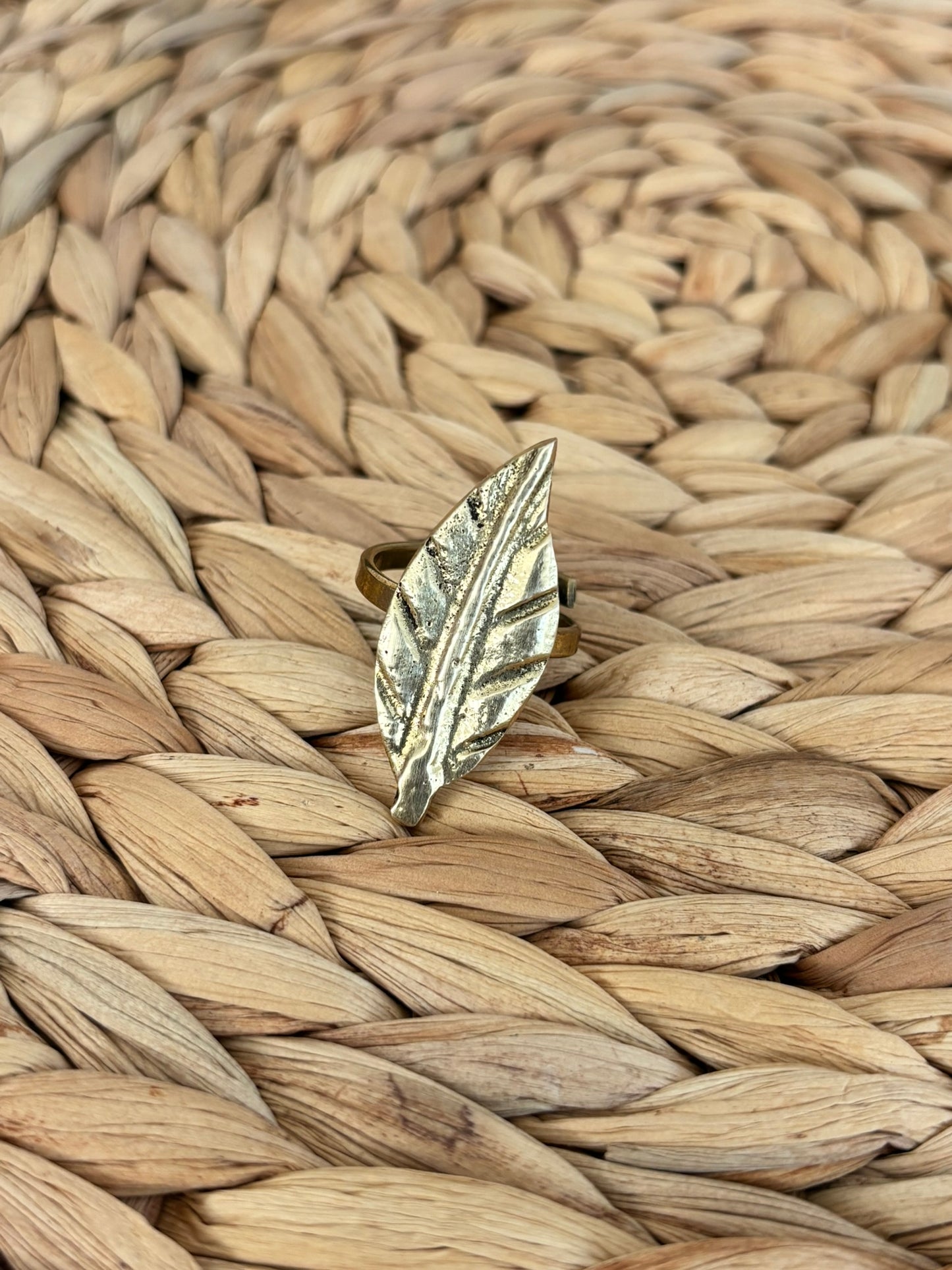 Asili Leaf Ring