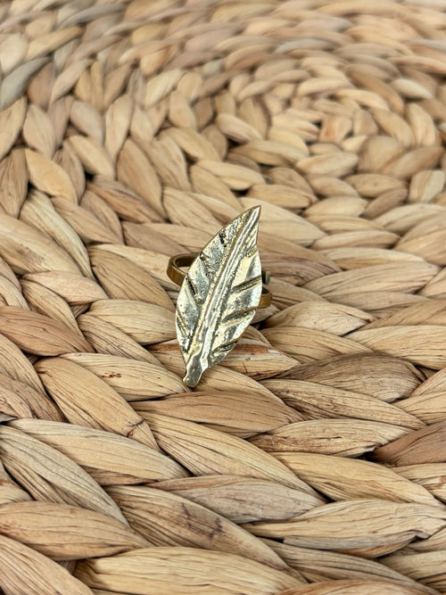 Asili Leaf Ring