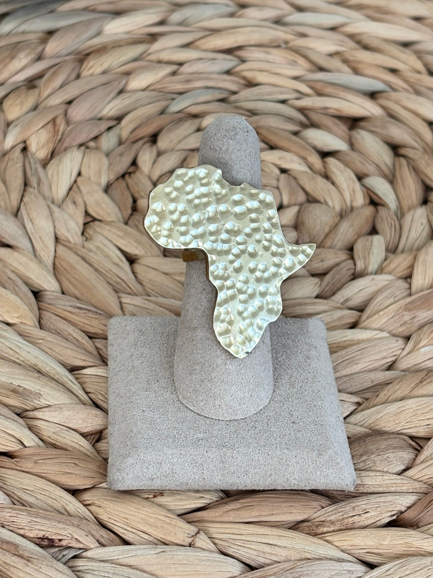 Hammered  Motherland Ring