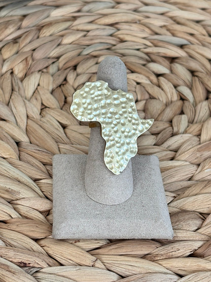 Hammered  Motherland Ring