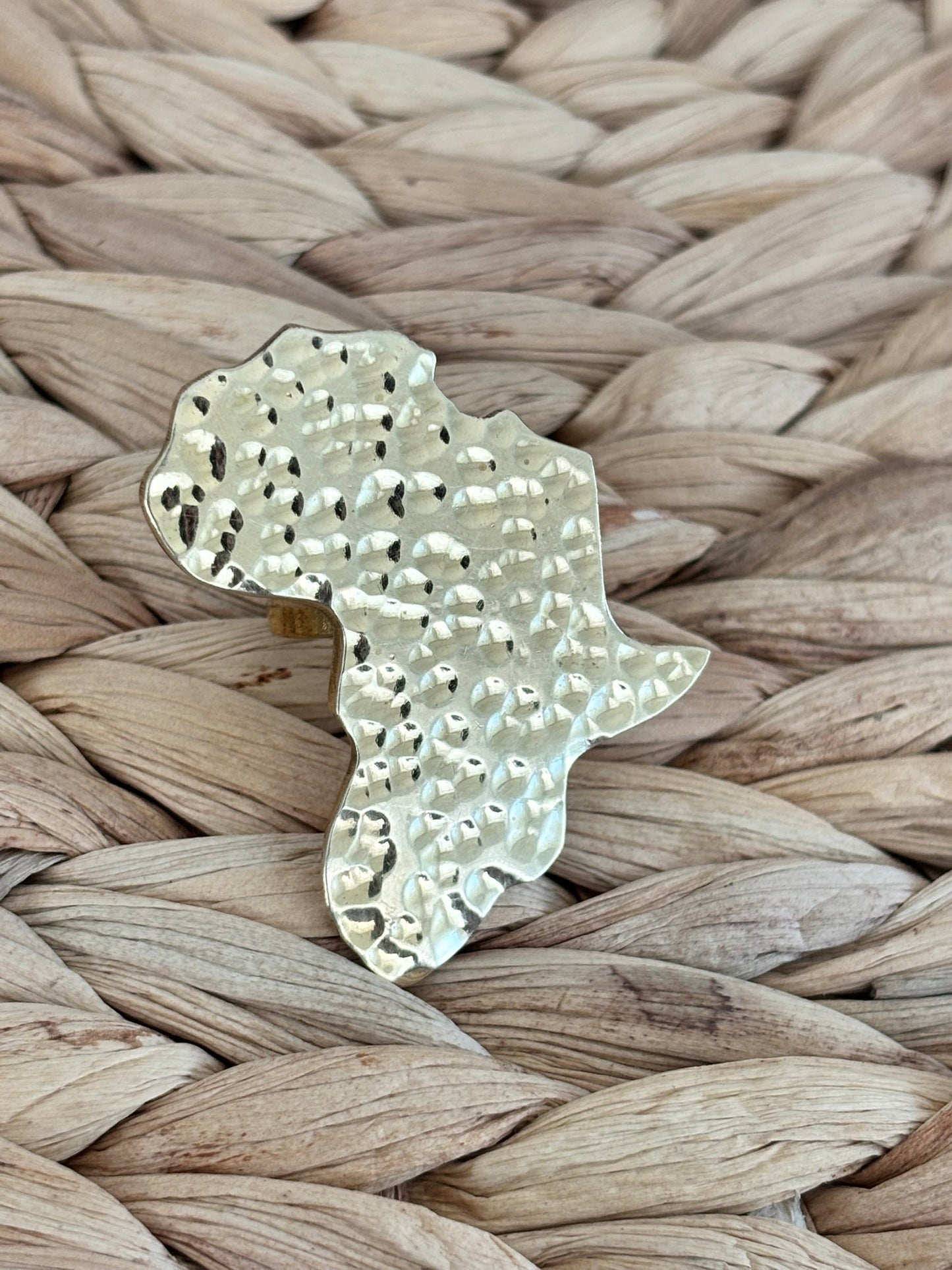 Hammered  Motherland Ring