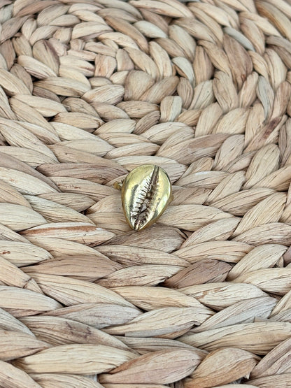 Single Shell Brass Ring