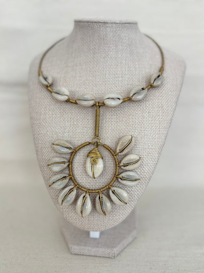 Solar Pendant Choker Necklace