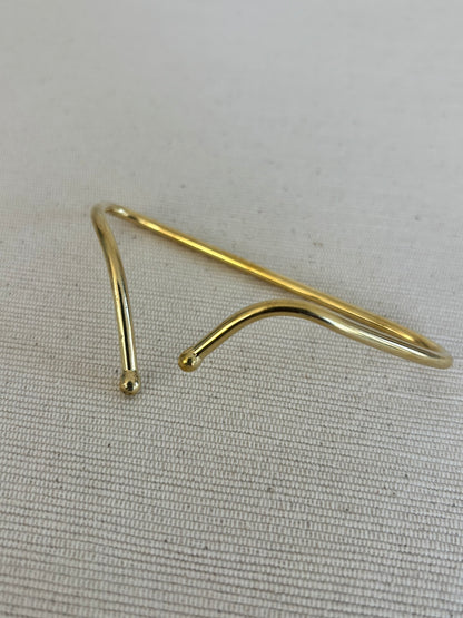 Tulia Brass Palm Cuff