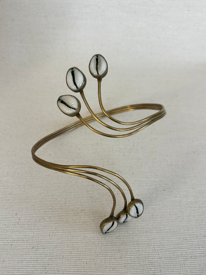 Bahari Cowrie Arm Cuff