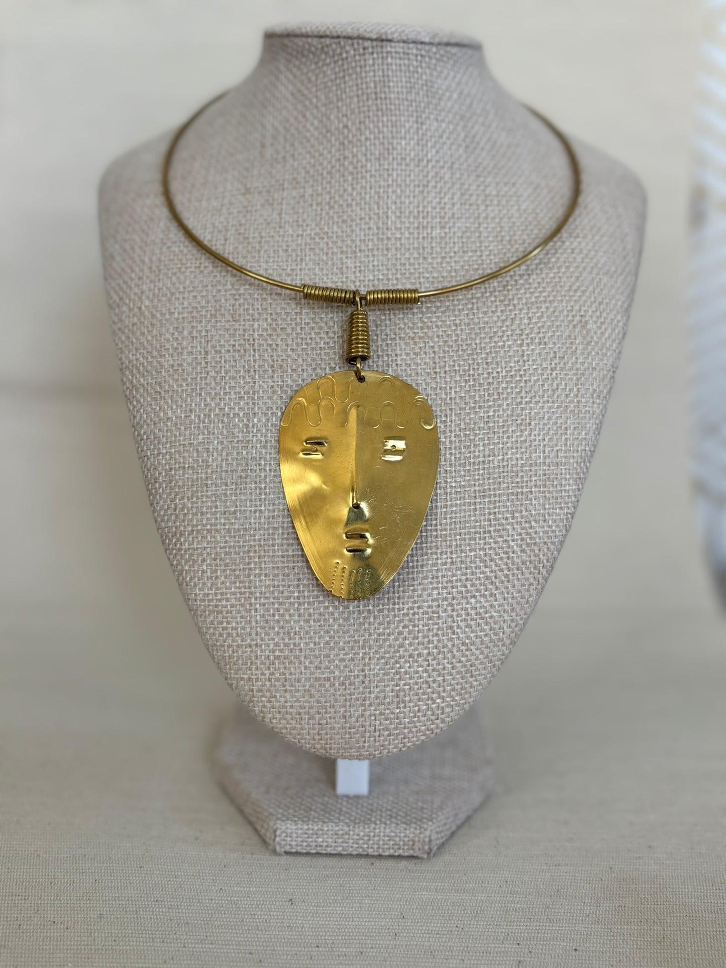 Malaika Mask Necklace