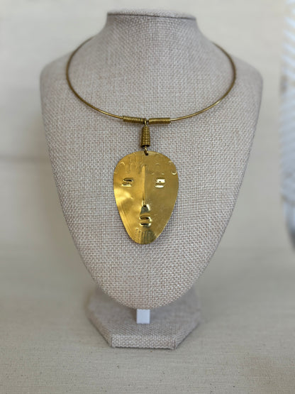 Malaika Mask Necklace
