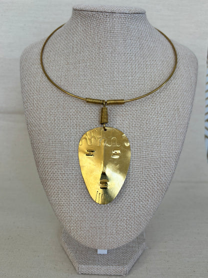 Malaika Mask Necklace