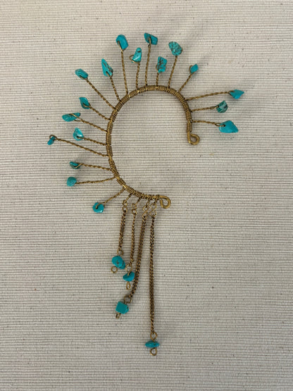 Amani Turquoise Radiance Statement Cuff