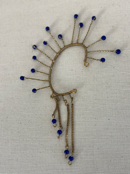 Cobalt Aura Sunburst Cuff