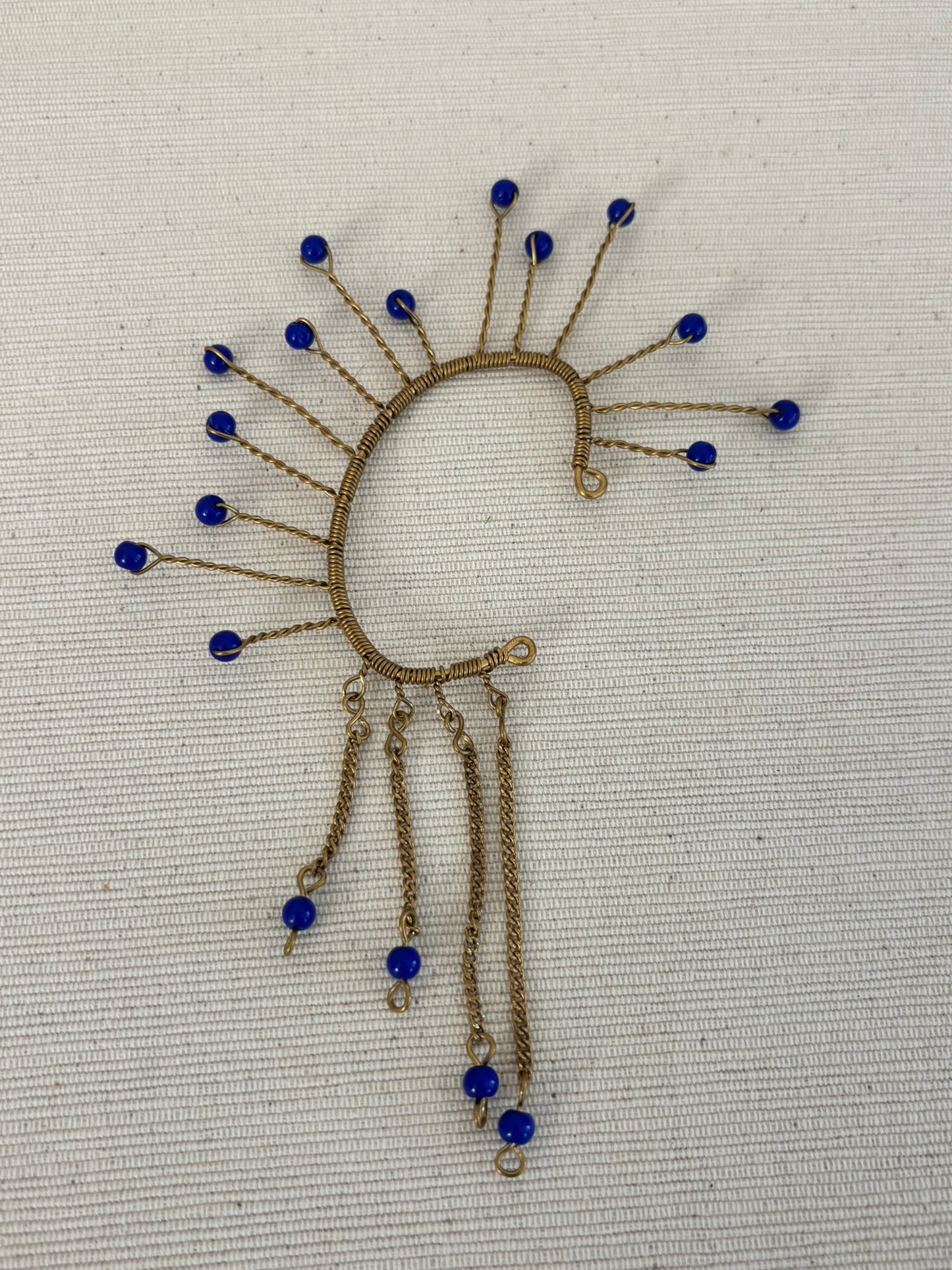 Cobalt Aura Sunburst Cuff