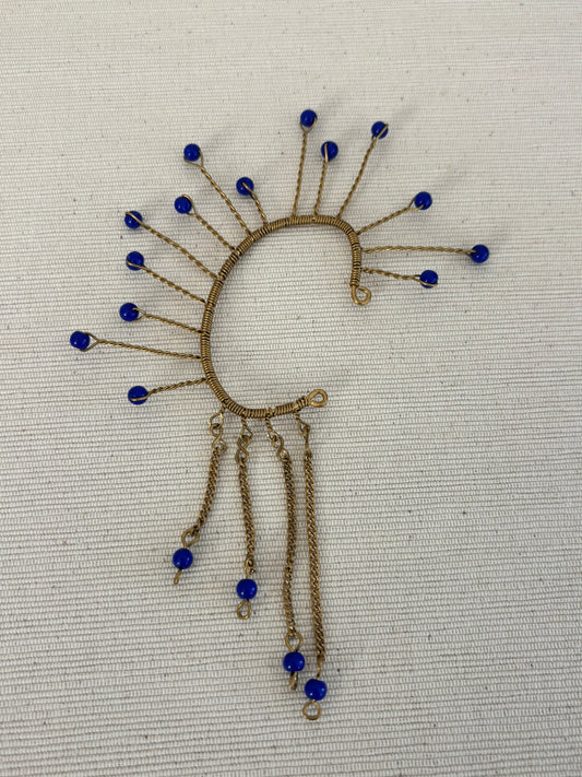 Cobalt Aura Sunburst Cuff