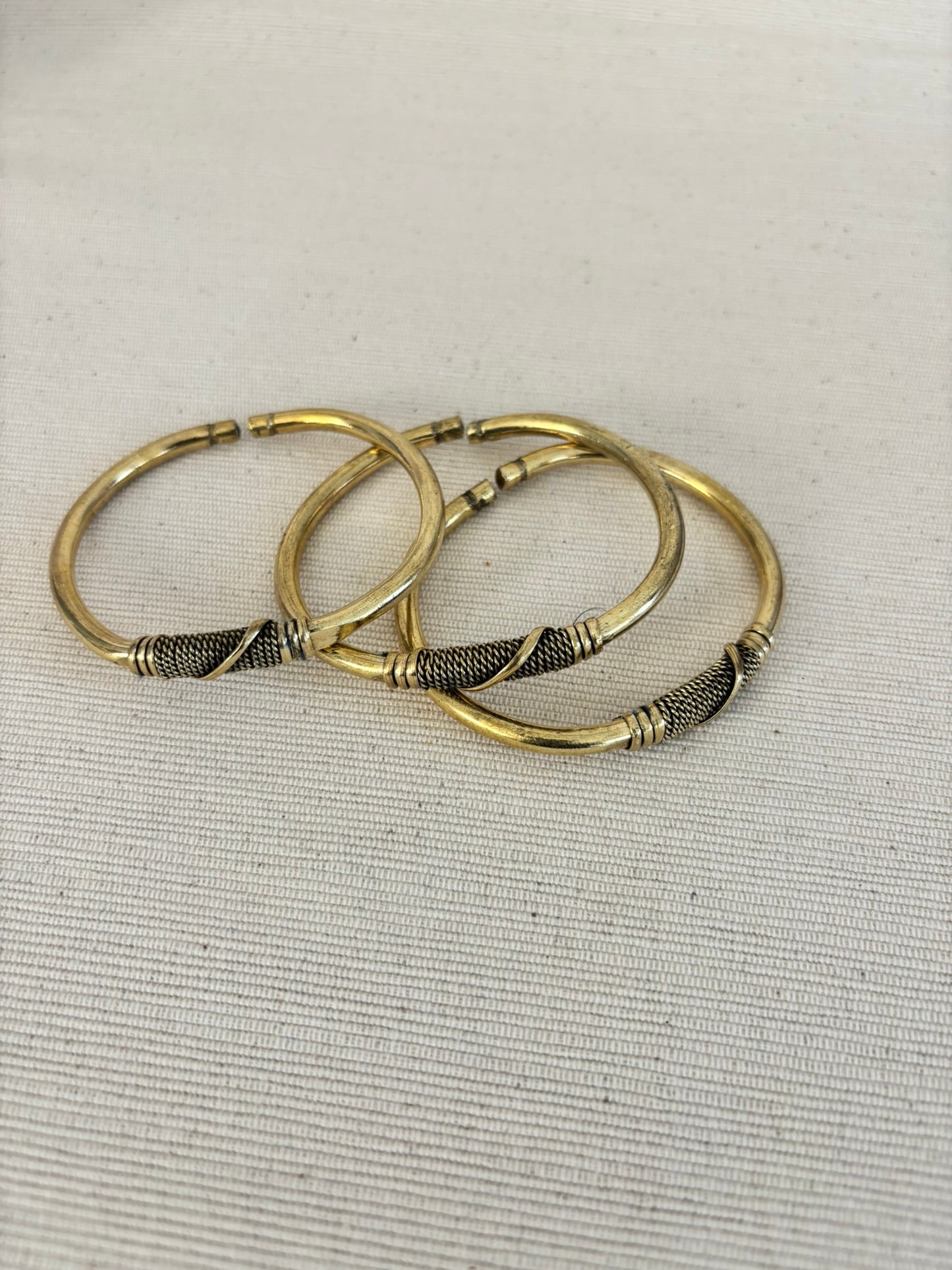 Asili Coil Brass Bracelet