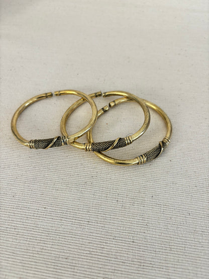 Asili Coil Brass Bracelet