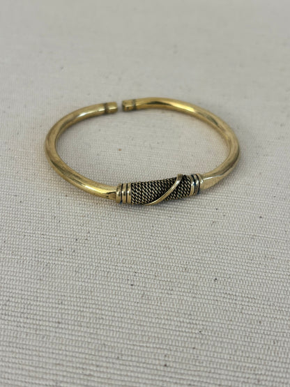 Asili Coil Brass Bracelet