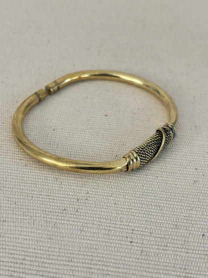 Asili Coil Brass Bracelet