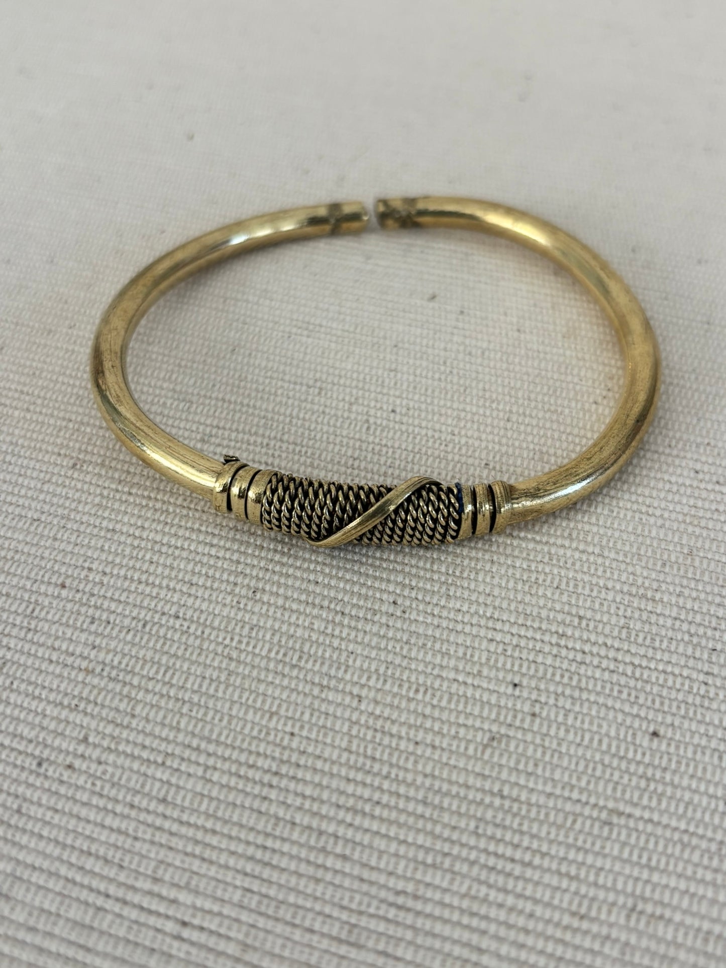 Asili Coil Brass Bracelet