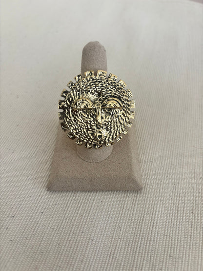 Bwa Sun Mask Ring