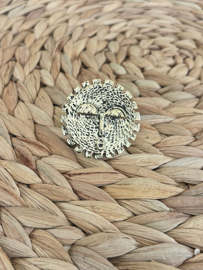 Bwa Sun Mask Ring