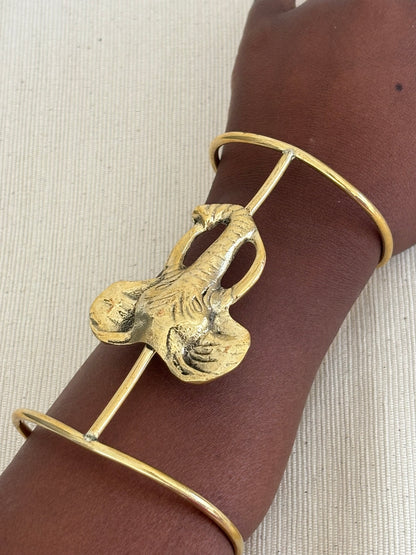 Tembo Brass Statement Cuff