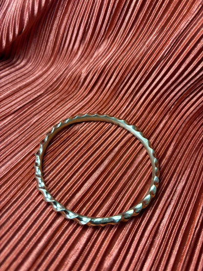 Wavy Brass Bracelet
