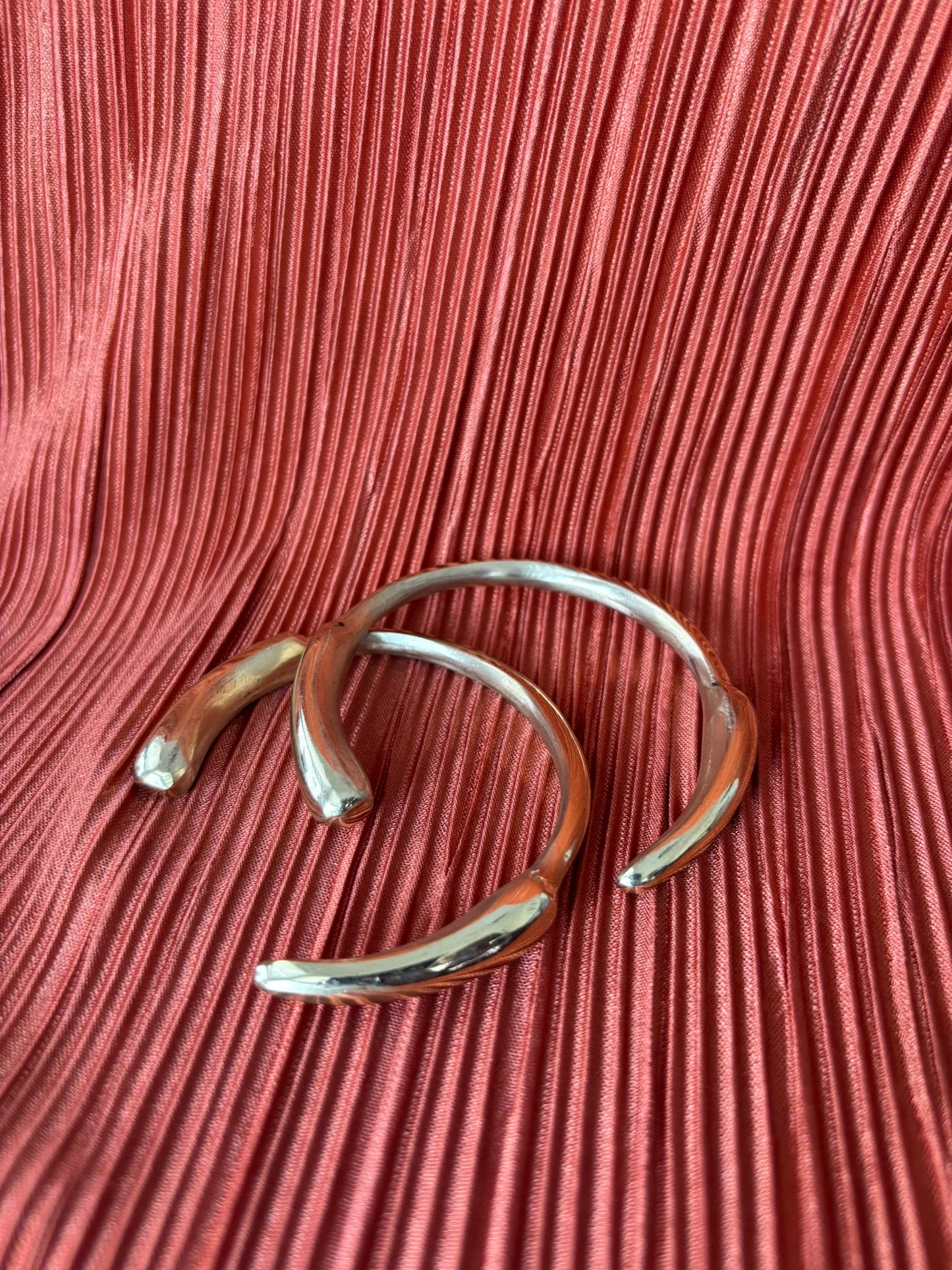 Nairobi Smooth Brass Cuff Bracelet