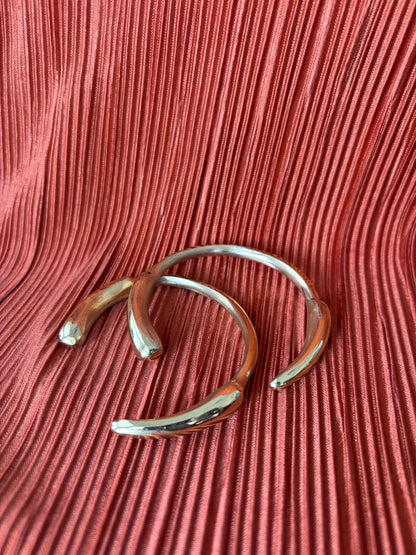 Nairobi Smooth Brass Cuff Bracelet