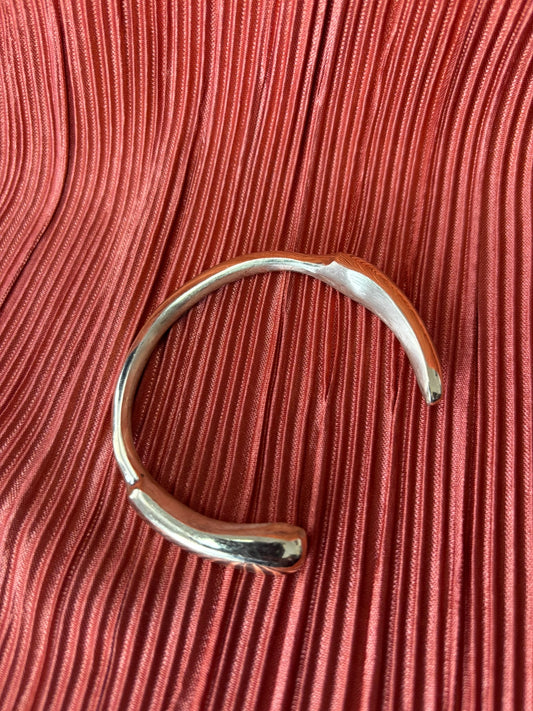 Nairobi Smooth Brass Cuff Bracelet