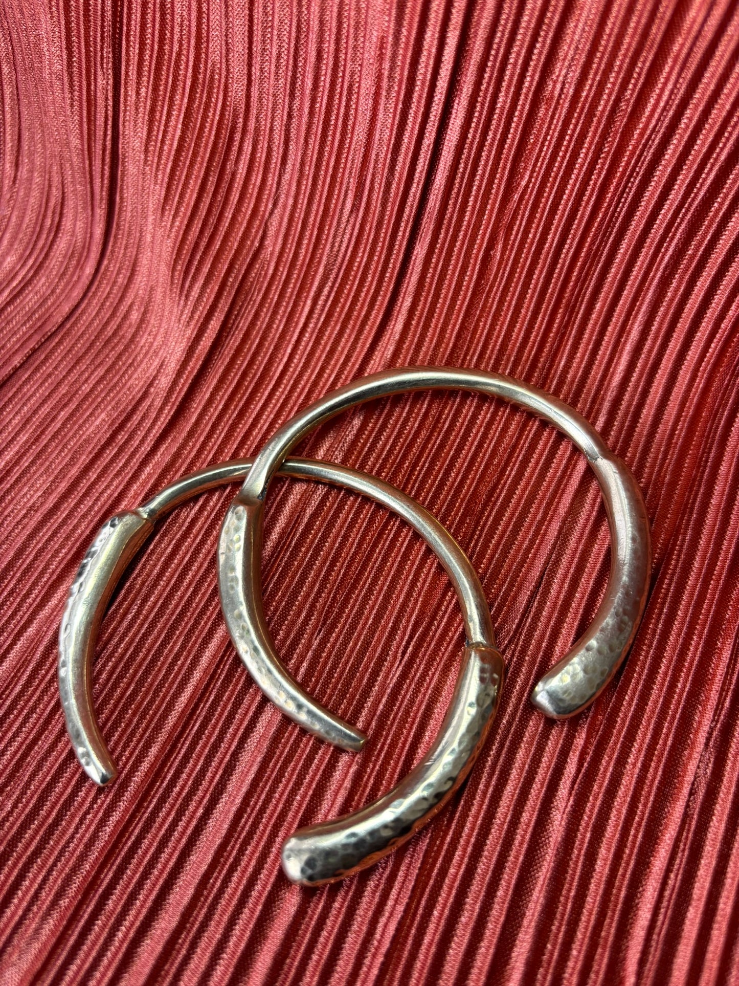 Nairobi Hammered Brass Cuff Bracelet