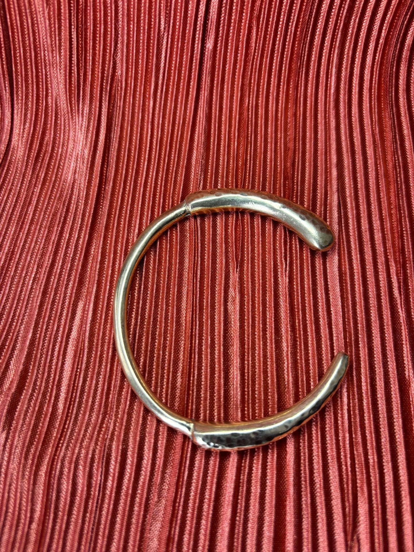 Nairobi Hammered Brass Cuff Bracelet