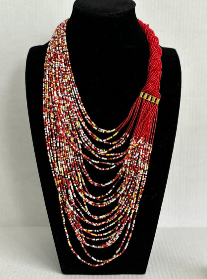 Malaika Red Necklace