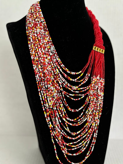 Malaika Red Necklace