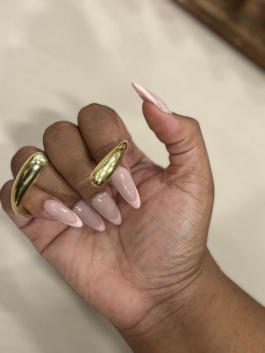 Inifinity Smooth Brass Bracelet