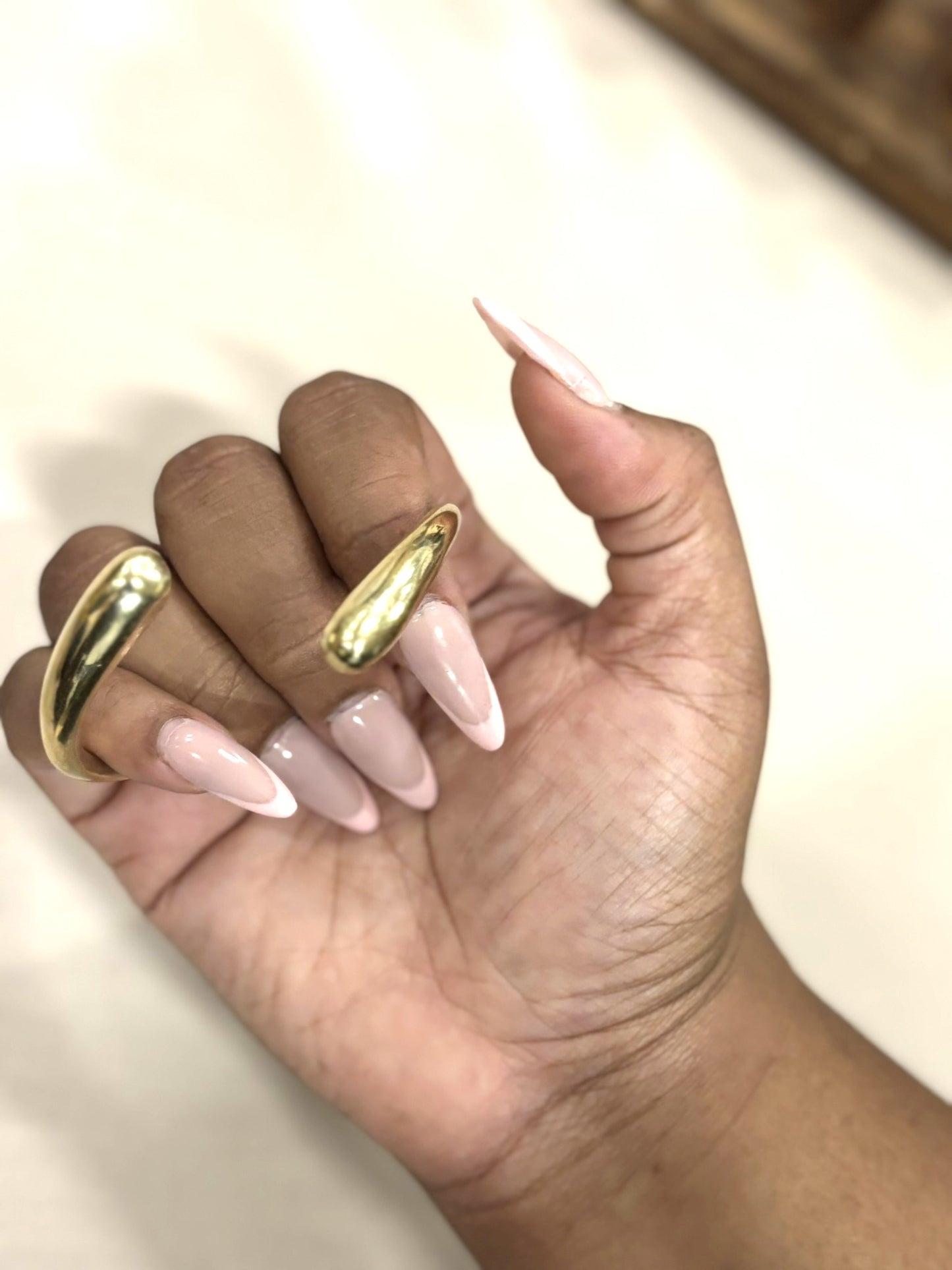 Inifinity Smooth Brass Bracelet